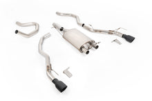 Load image into Gallery viewer, Milltek Front Pipe-Back Exhaust for Ford Ranger 2.3 Turbo, Cerakote Black Tips