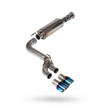 Load image into Gallery viewer, Milltek Road+ Cat-Back with Dual Side Exit for Ford F150 Single Cab 5.0 V8, Burnt Titanium Tips