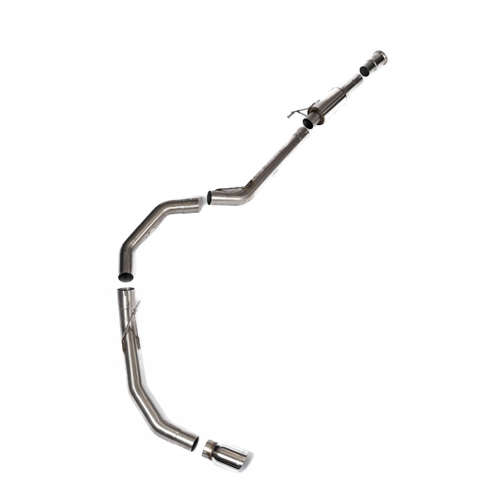 Milltek Race Cat-Back with Single Rear Exit for Ford F150 Single Cab 5.0 V8, Polished Tips