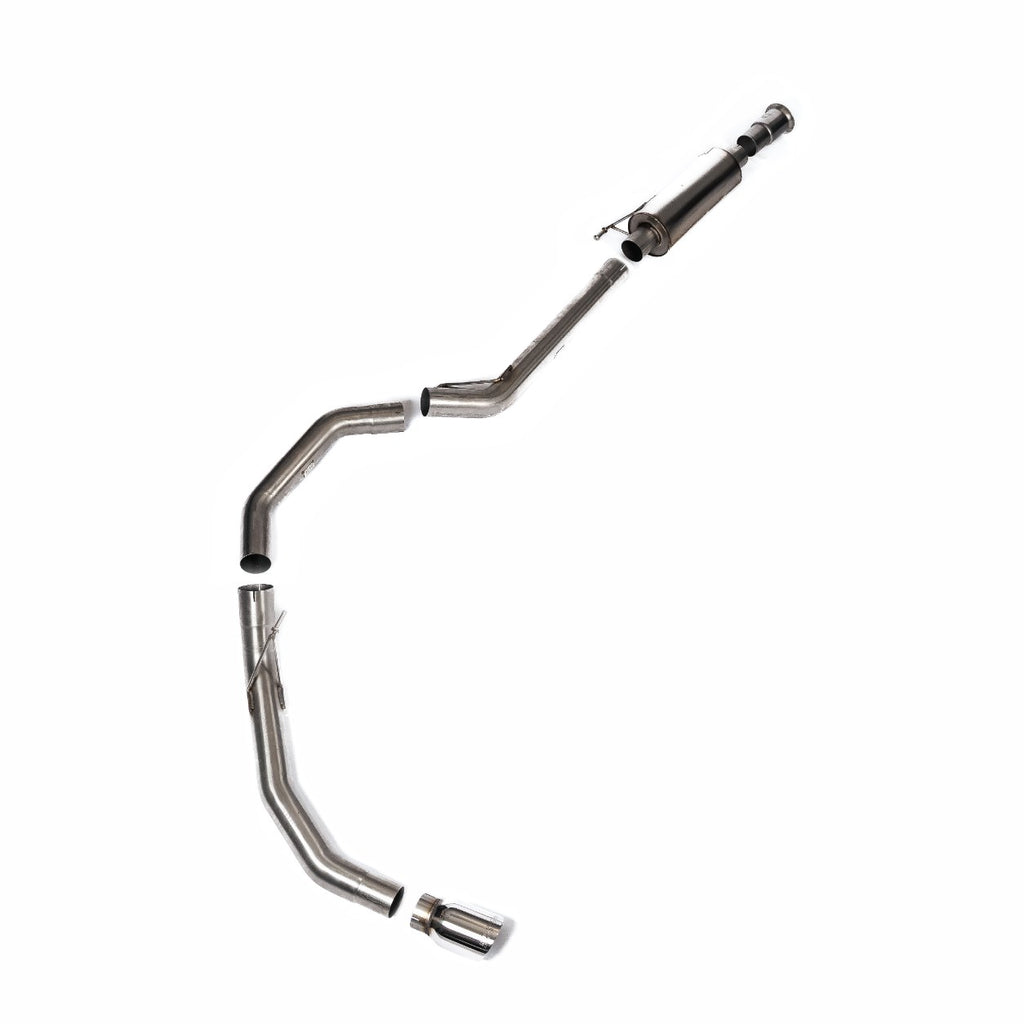 Milltek Road+ Cat-Back with Single Rear Exit for Ford F150 Single Cab 5.0 V8, Polished Tips