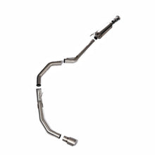 Load image into Gallery viewer, Milltek Road+ Cat-Back with Single Rear Exit for Ford F150 Single Cab 5.0 V8, Brushed Titanium Tips