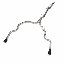 Load image into Gallery viewer, Milltek Road+ Cat-Back with Dual Rear Exit for Ford F150 Single Cab 5.0 V8, Cerakote Black Tips