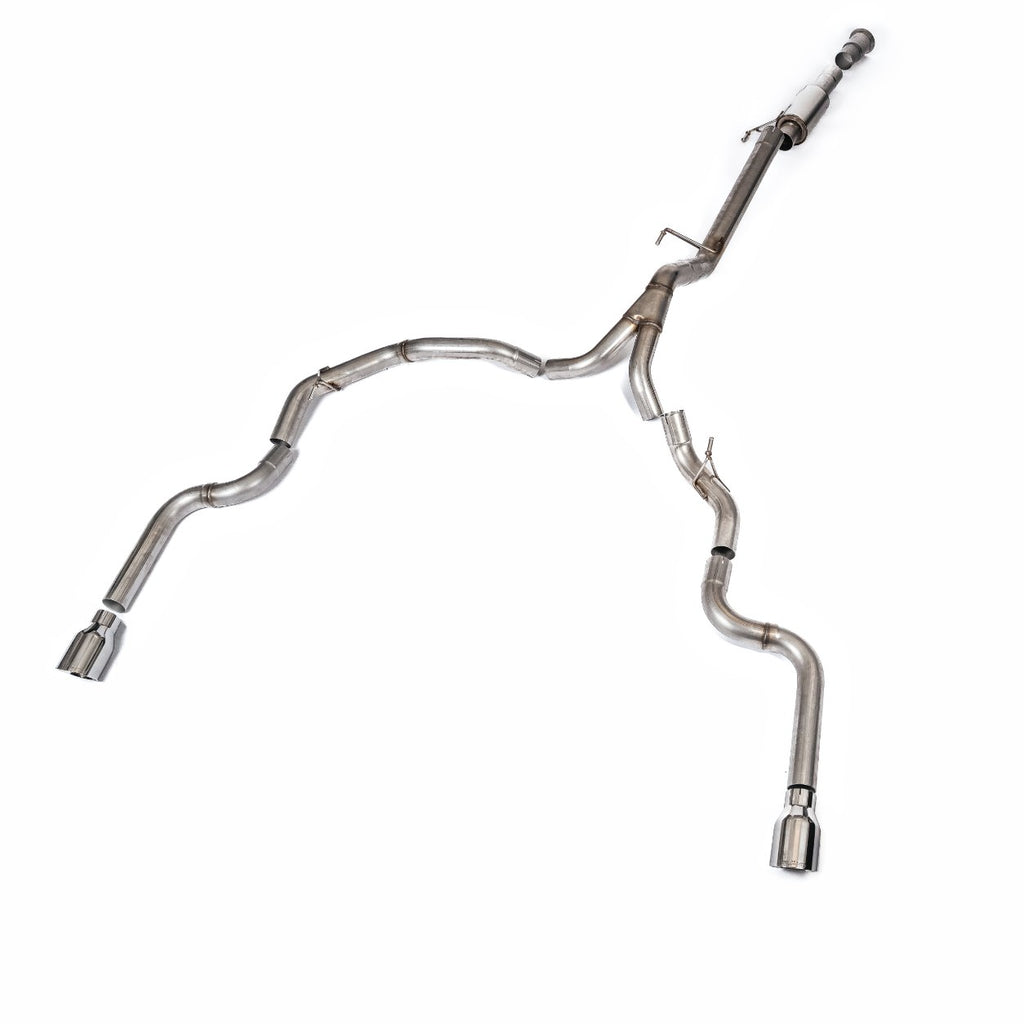 Milltek Race Cat-Back with Dual Rear Exit for Ford F150 Single Cab 5.0 V8, Polished Tips