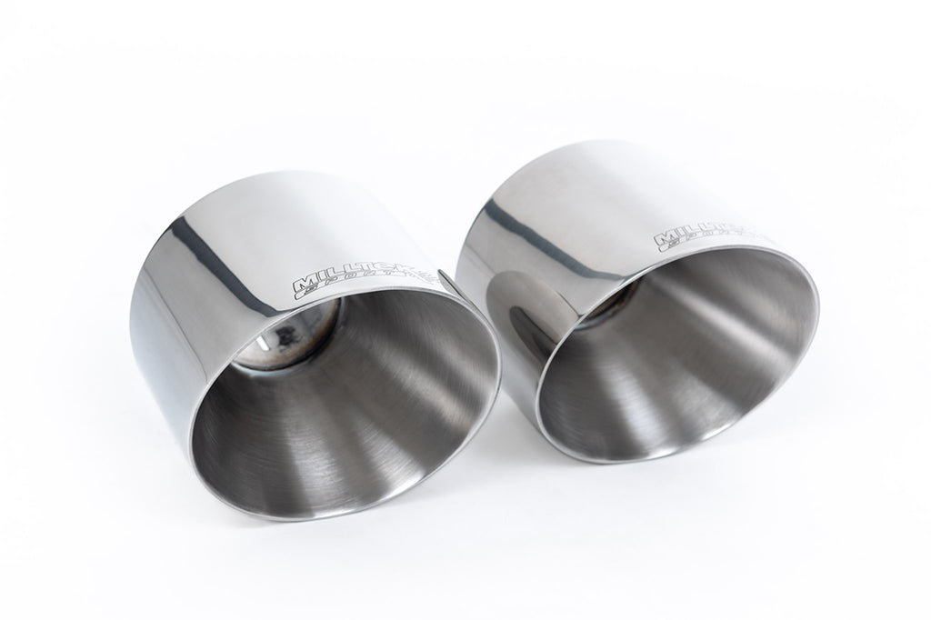 Milltek Non-Resonated Cat-Back Exhaust for Hyundai Veloster N, Polished Tips
