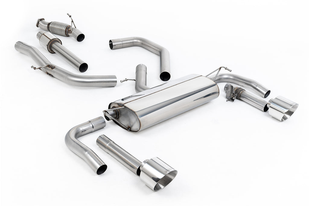 Milltek Resonated Valved Cat-Back for Hyundai Elantra N, Polished Tips