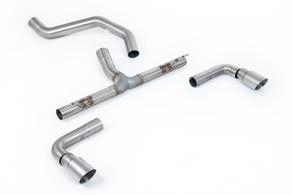 Milltek Non-Resonated GPF-Back Exhaust for Ineos Grenadier, Brushed Titanium Tips