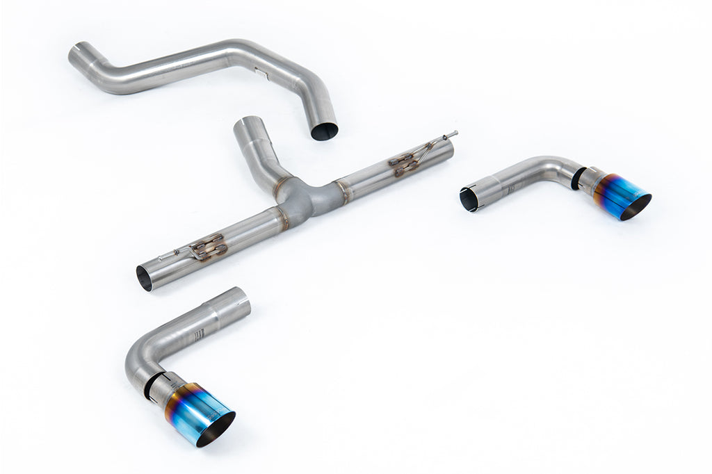 Milltek Non-Resonated GPF-Back Exhaust for Ineos Grenadier B58, Burnt Titanium Tips
