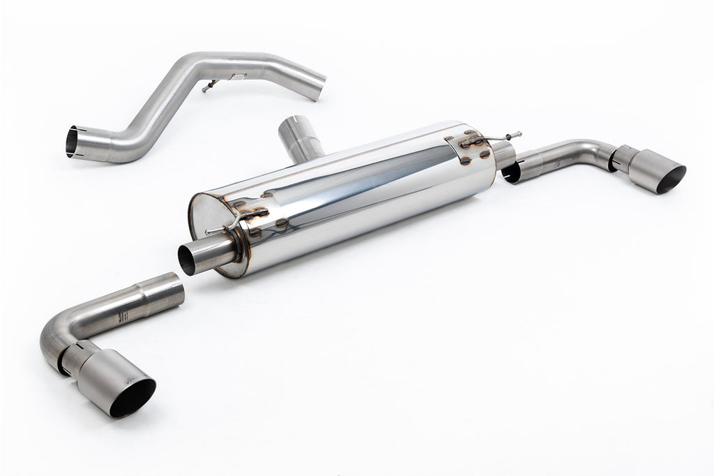 Milltek Resonated Cat-Back Exhaust for Ineos Grenadier, Brushed Titanium Tips
