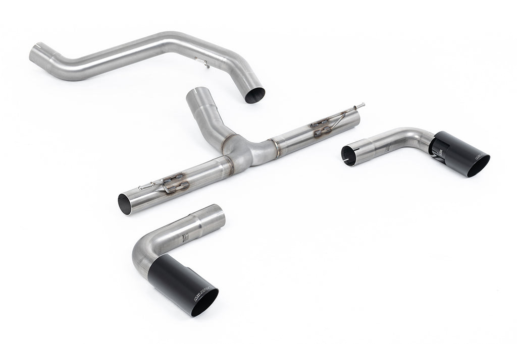 Milltek Non-Resonated Cat-Back Exhaust for Ineos Grenadier, Cerakote Black Tips