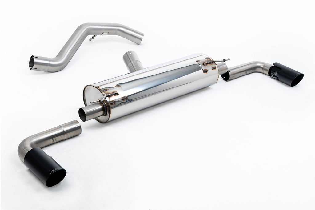Milltek Resonated Cat-Back Exhaust for Ineos Grenadier, Cerakote Black Tips (SSXINE112)