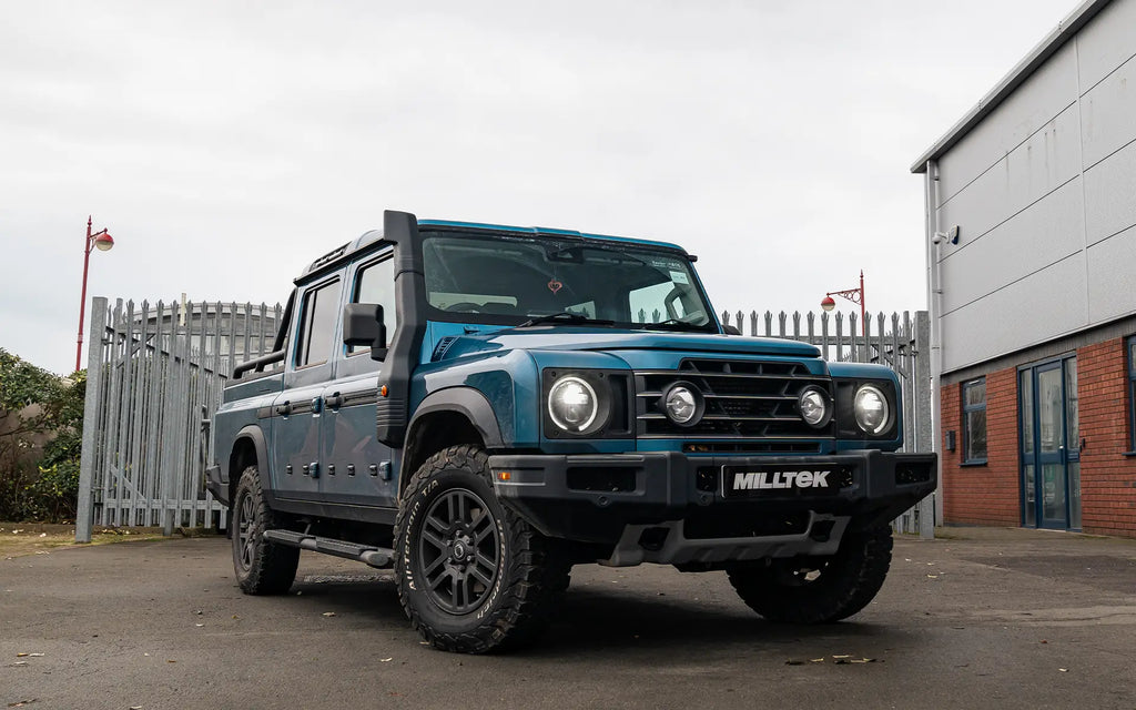 Milltek Road+ GPF-Back for Ineos Quartermaster B58, Cerakote Black Tips
