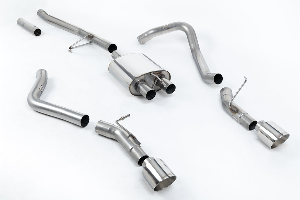 Milltek Side Exit Cat-Back Exhaust for Jeep Gladiator 3.6 V6, Polished Tips
