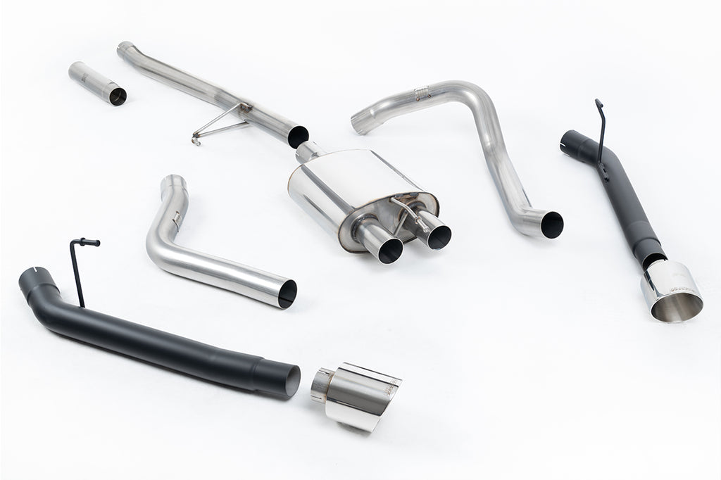Milltek Rear Exit Cat-Back Exhaust for Jeep Gladiator JT, Polished Tips