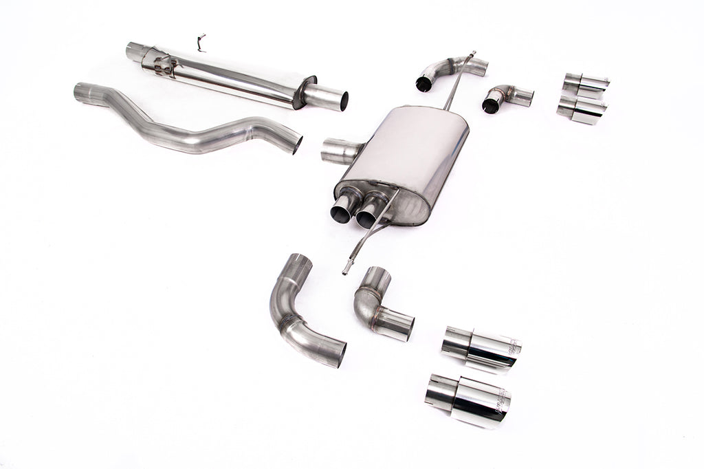 Milltek OPF Back System for Land Rover Defender 110 P400, Polished Tips