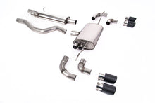 Load image into Gallery viewer, Milltek OPF Back Exhaust for Land Rover Defender 110 P400, Carbon Fibre Tips