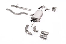 Load image into Gallery viewer, Milltek Non-Resonated OPF/GPF Back System for Land Rover Defender 110 P300 &amp; P400e, Brushed Titanium Tips