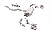 Load image into Gallery viewer, Milltek Resonated OPF/GPF-Back Exhaust for Land Rover Defender 90 P300 &amp; P400e, GT-90 Brushed Titanium Tips