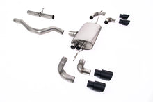 Load image into Gallery viewer, Milltek Non-Resonated OPF/GPF-Back Exhaust for Land Rover Defender 90 P300 &amp; P400e, GT-90 Cerakote Black Tips