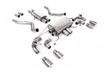 Load image into Gallery viewer, Milltek Resonated Valved Cat-Back Exhaust for Land Rover Defender 90 5.0 V8, Brushed Titanium Tips
