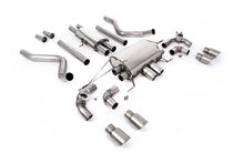 Load image into Gallery viewer, Milltek Resonated Valved Cat-Back Exhaust for Land Rover Defender 110 5.0 V8, Brushed Titanium Tips