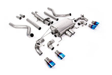 Load image into Gallery viewer, Milltek Resonated Valved Cat-Back Exhaust for Land Rover Defender 110 5.0 V8, Burnt Titanium Tips