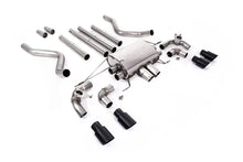 Load image into Gallery viewer, Milltek Non-Resonated Valved Cat-Back Exhaust for Land Rover Defender 110 5.0 V8, Cerakote Black Tips