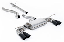 Load image into Gallery viewer, Milltek Non-Resonated OPF Back Exhaust for Land Rover Defender 130, Cerakote Black Tips