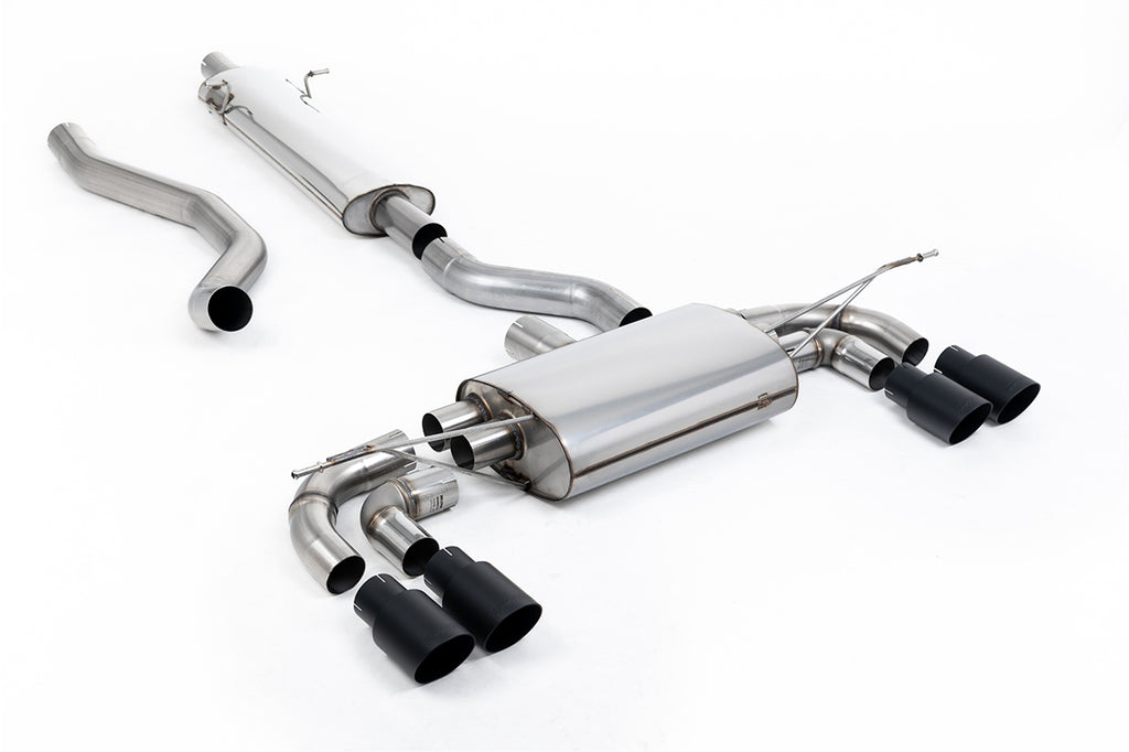 Milltek OPF/GPF Back Exhaust for Land Rover Defender 130 P300 P400e, Black Tips