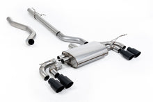Load image into Gallery viewer, Milltek Non-Resonated Cat-Back Exhaust for Land Rover Defender 130, Black Tips
