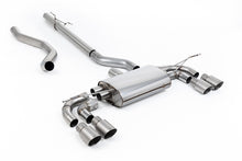 Load image into Gallery viewer, Milltek Non-Resonated OPF Back Exhaust for Land Rover Defender 130, Brushed Titanium Tips (SSXLR221)