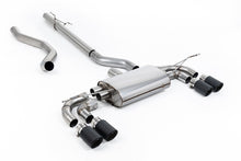 Load image into Gallery viewer, Milltek Non-Resonated OPF Back Exhaust for Land Rover Defender 130, Carbon Tips