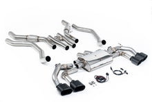 Load image into Gallery viewer, Milltek Valved 80mm OPF/GPF Back Exhaust for Range Rover Sport P530 L461, Cerakote Black Oval Tips