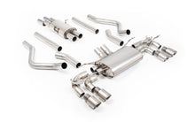 Load image into Gallery viewer, Milltek Resonated Valved GPF-Back Exhaust for Land Rover Defender 130 5.0 V8, Brushed Titanium Tips