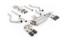Load image into Gallery viewer, Milltek Resonated Valved GPF-Back Exhaust for Land Rover Defender 130 5.0 V8, Carbon Fibre Tips