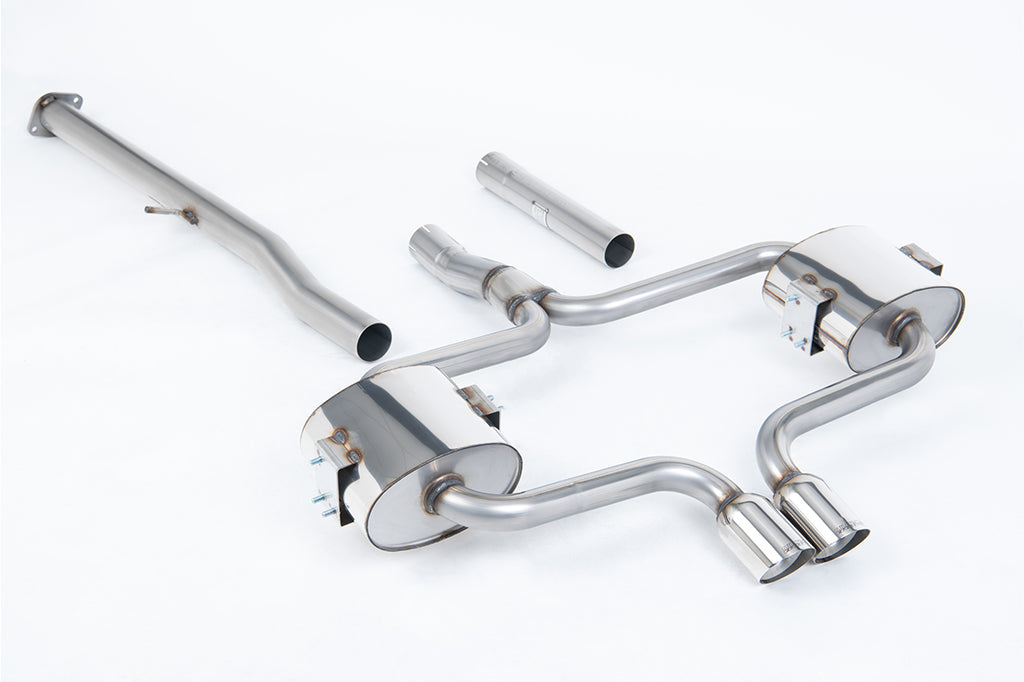 Milltek Non-Resonated Cat-Back Exhaust for Mini Cooper S R52, Polished Tips
