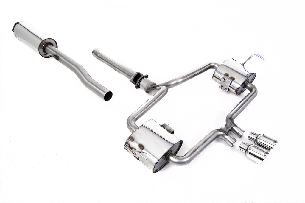 Milltek Resonated Cat-Back Exhaust for Mini Cooper S R53, Polished Tips (SSXM477)