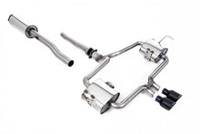 Load image into Gallery viewer, Milltek Resonated Cat-Back Exhaust for Mini Cooper S R53, Cerakote Black Tips