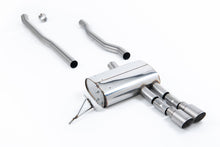 Load image into Gallery viewer, Milltek Non-Resonated Cat-Back Exhaust for Mini Cooper S F55, Brushed Titanium Tips
