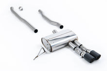 Load image into Gallery viewer, Milltek Non-Resonated Cat-Back Exhaust for Mini Cooper S F55, Carbon Fibre Tips