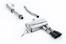 Load image into Gallery viewer, Milltek Resonated Cat-Back Exhaust for Mini Cooper S F55, Cerakote Black Tips