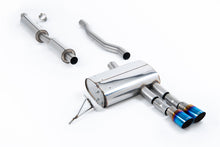Load image into Gallery viewer, Milltek Resonated Cat-Back Exhaust for Mini Cooper S F55, Burnt Titanium Tips