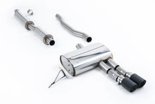 Load image into Gallery viewer, Milltek Resonated Cat-Back Exhaust for Mini Cooper S F55, Carbon Fibre Tips
