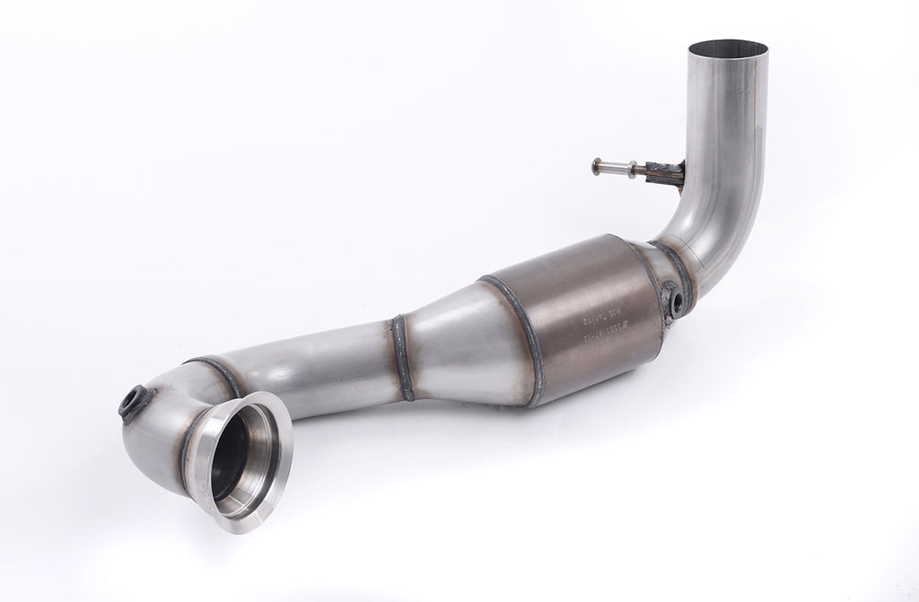 Milltek Large Bore Downpipe Hi-Flow Sports Cat for Mercedes A45 AMG 2.0 Turbo (W176)