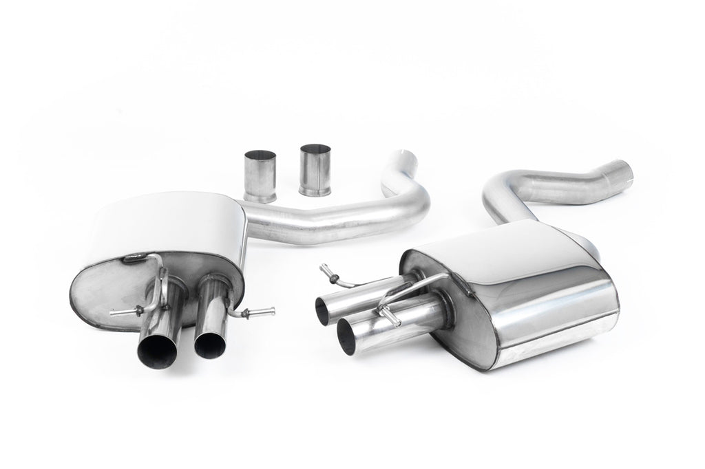 Milltek Non-Valved Rear Silencers for Mercedes C63 W205