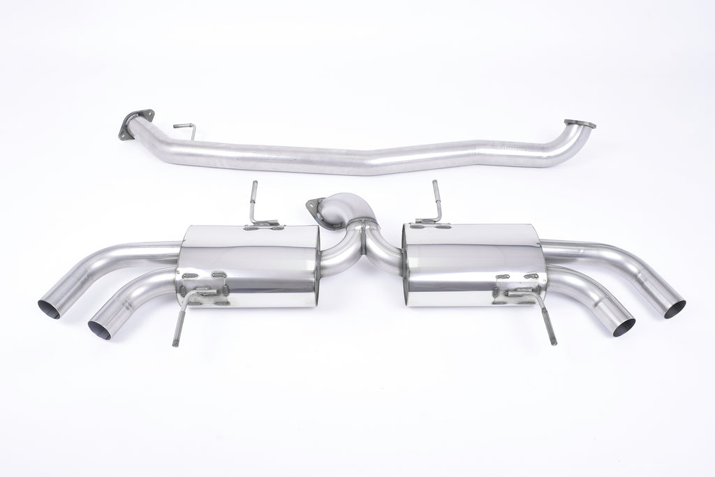 Milltek Secondary Cat-Back Exhaust for Nissan GT-R R35, Polished Tips