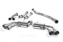 Load image into Gallery viewer, Milltek Race Primary Cat-Back Exhaust for Nissan GT-R R35, Brushed Titanium Tips