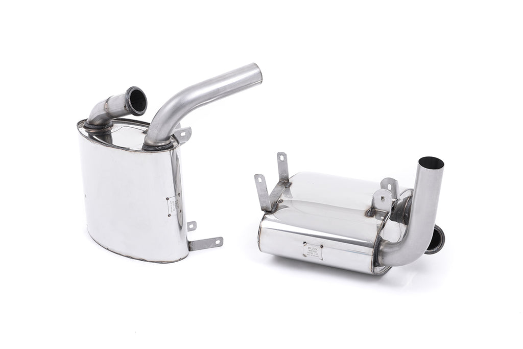 Milltek Non-Valved Silencers for Porsche 996 Carrera, OE Tips