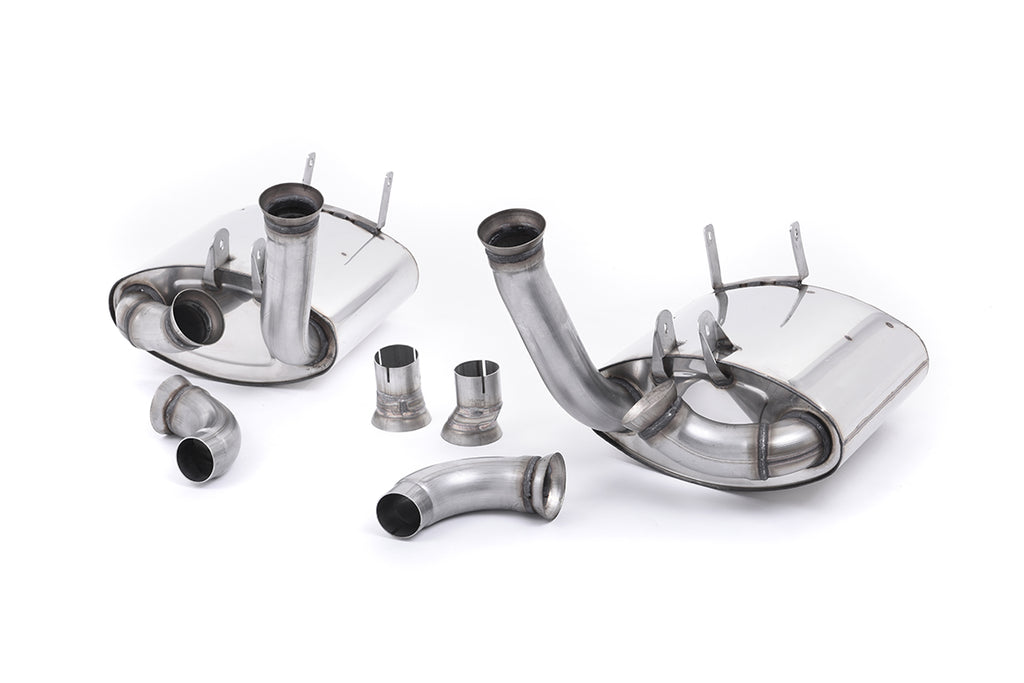 Milltek Rear Silencer for Porsche 997.1 Carrera Cup Version, OE Tips