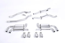 Load image into Gallery viewer, Milltek Resonated Cat-Back Exhaust for Porsche Cayenne 958 Turbo 4.8 V8 (Pre-Facelift), Cup Style Polished Tips