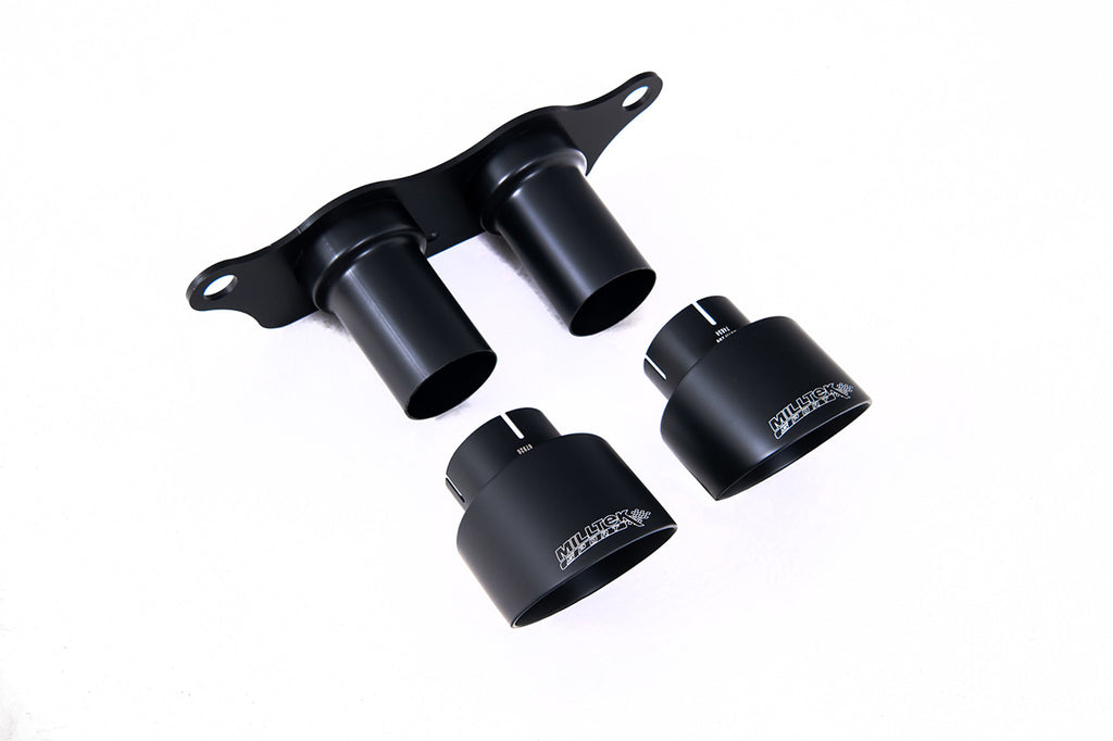 Milltek GT-100 Cerakote Black Trims & Mounting Plate Fits to OE Rear Silencer